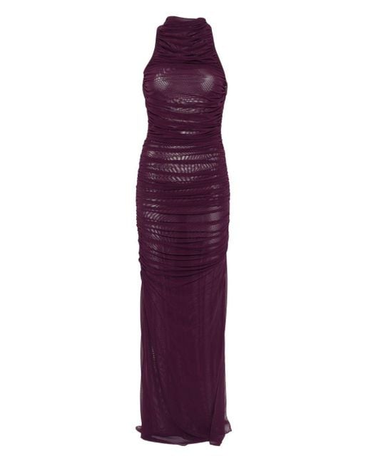 Amen Purple Long Dress