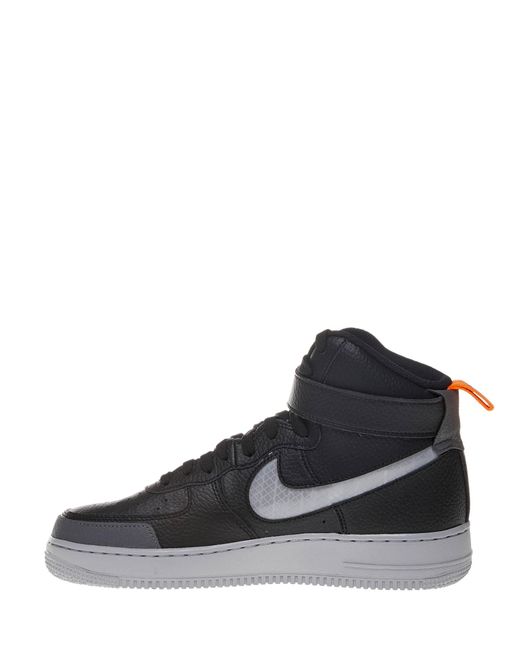 Nike White Air Force 1 '07 Lv8 Sneakers With Reflective Swoosh And Grey  Details. for Men