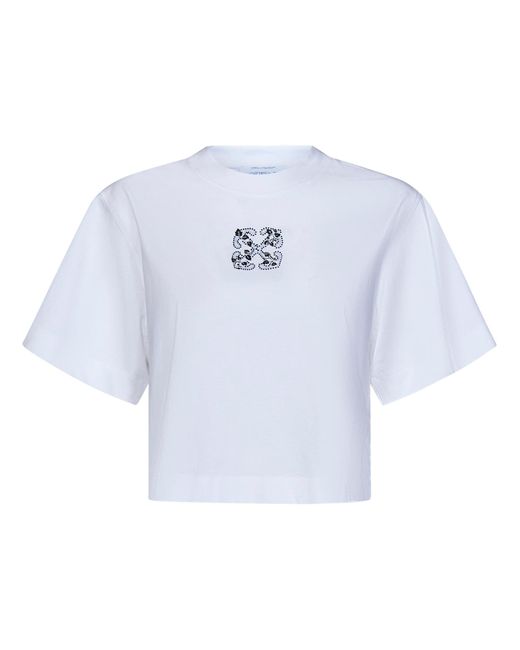 T-Shirt Off di Off-White c/o Virgil Abloh in White