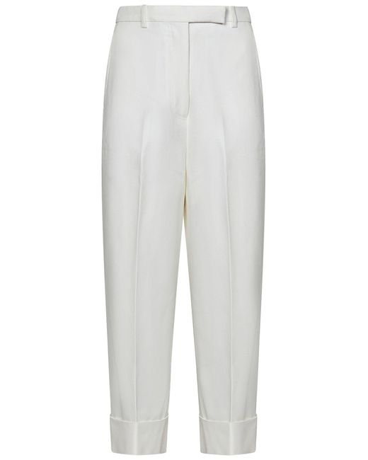 Thom Browne White Trousers