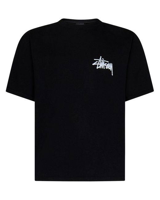 T-shirt OLD PHONE di Stussy in Black da Uomo