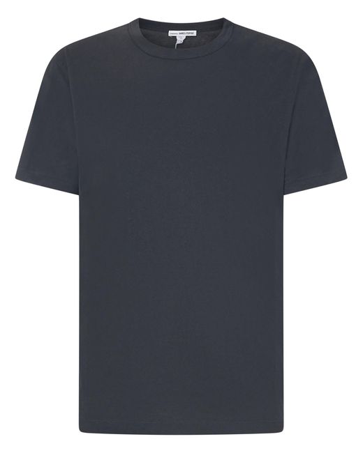 James Perse Cotton T-shirts And Polos in Carbon (Blue) for Men - Save 25% |  Lyst