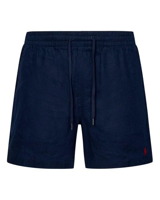 Shorts Prepster di Polo Ralph Lauren in Blue da Uomo