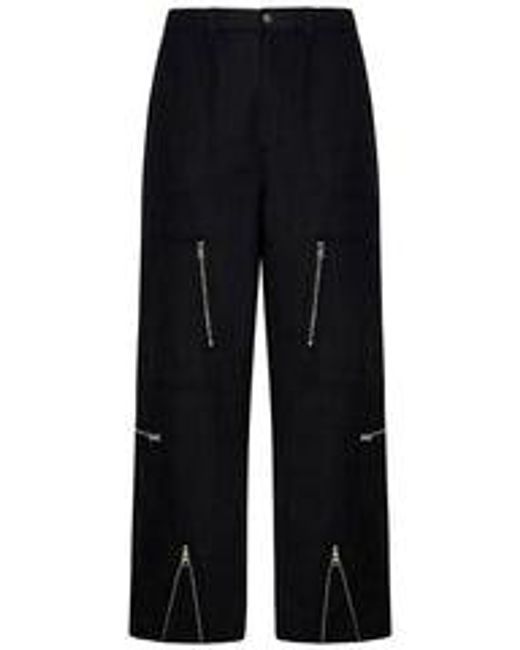 Stussy Blue Nyco Flight Trousers for men