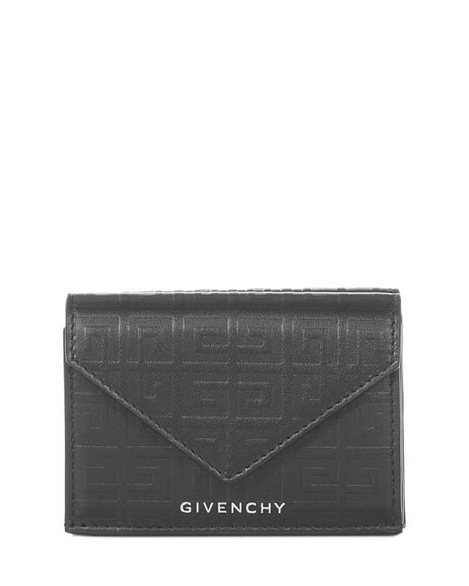 Givenchy Gray G Cut Compact Wallet