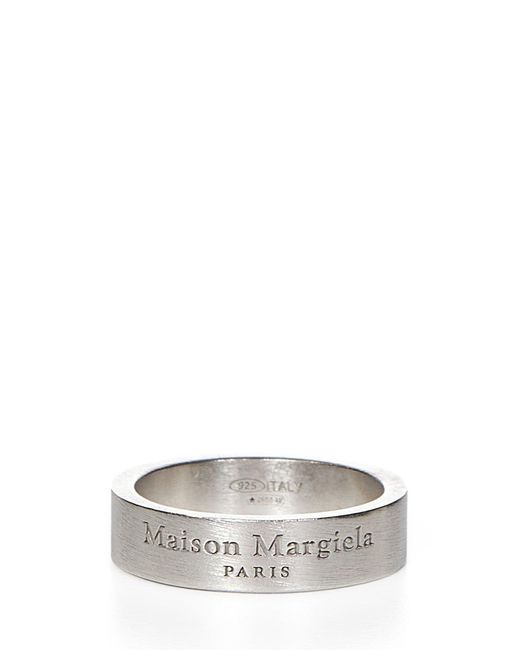 Anello Logo di Maison Margiela in Gray da Uomo