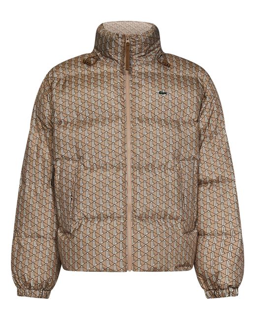 Lacoste Brown Down Jacket for men