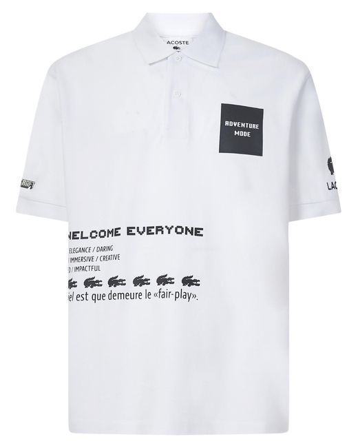 Lacoste T-shirts And Polos White for Men | Lyst
