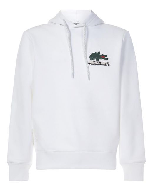 Lacoste X Minecraft Sweatshirt in White 