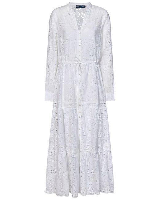 Polo Ralph Lauren White Maxi Dresses
