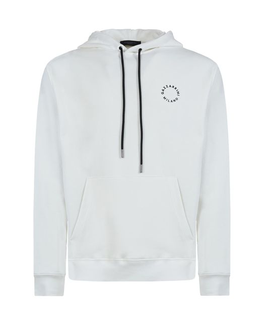 Felpa di Gazzarrini x Michele Franzese in White da Uomo