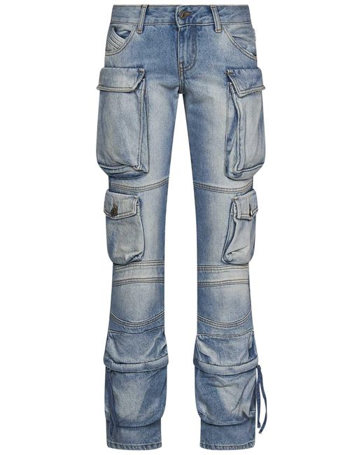 The Attico Blue ''essie'' Jeans