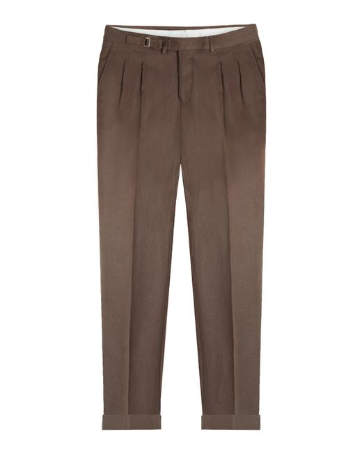 Gazzarrini x Michele Franzese Brown Trousers for men