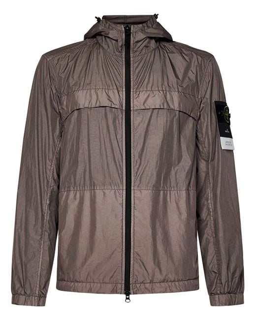 Stone Island Brown Jacket for men