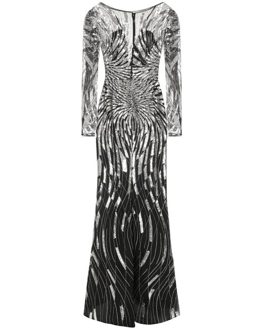 zuhair murad black and white dress