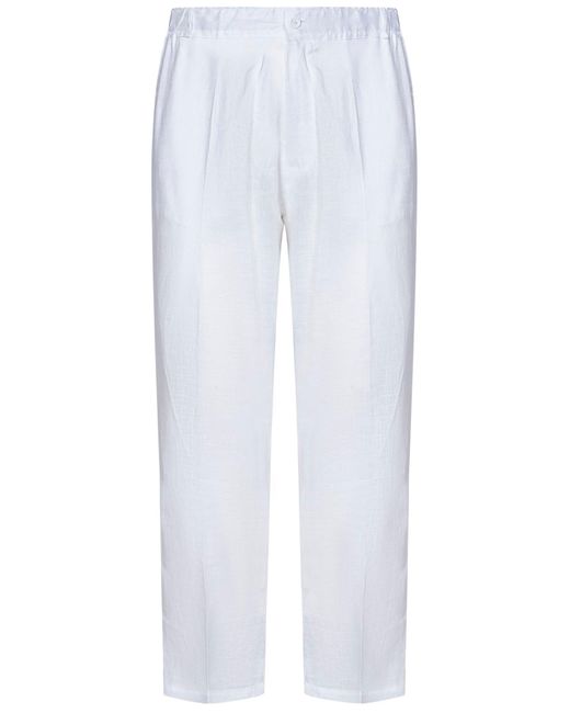 Franzese Collection White Lapo Elkann Trousers for men
