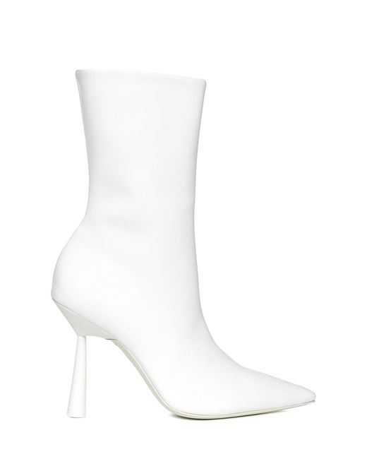 Gia Borghini Rubber X Rhw Rosie 7 Boots in White - Lyst