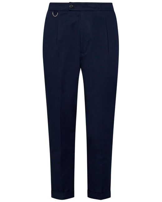 Pantaloni Riviera Elastic di Low Brand in Blue da Uomo