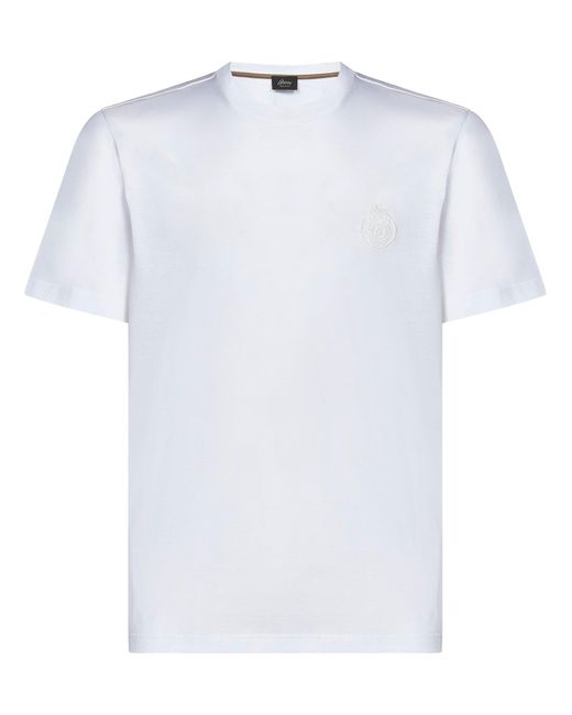 Brioni White T-Shirt for men