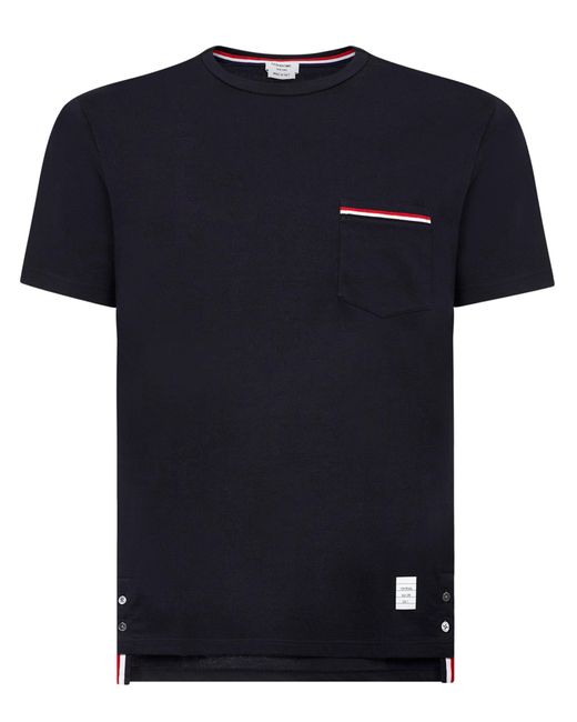 Thom Browne Black T-Shirt for men