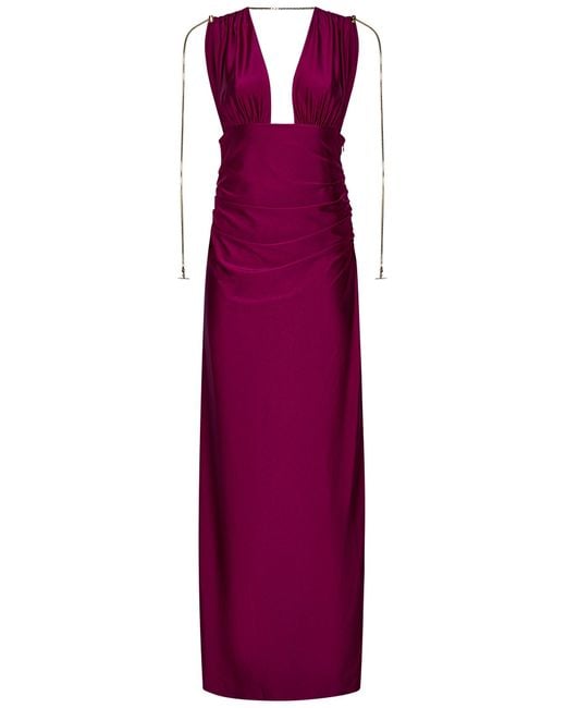 Danamé Purple Andrea Long Dress