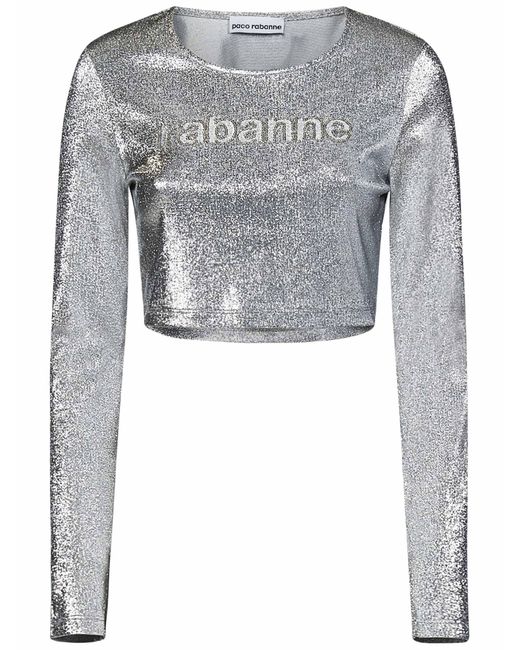 Top Paco di Rabanne in Gray