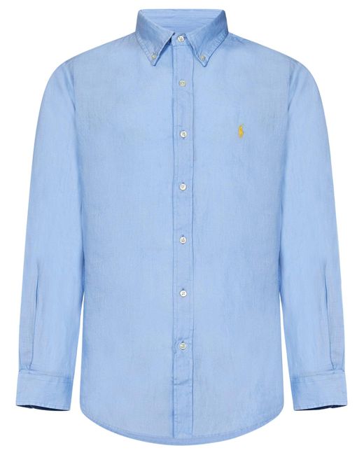 Camicia di Polo Ralph Lauren in Blue da Uomo