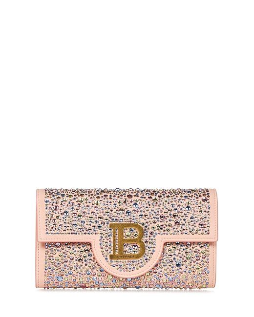 Balmain Pink B-Buzz Wallet