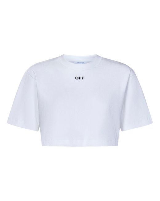 Off-White c/o Virgil Abloh White Off- T-Shirt