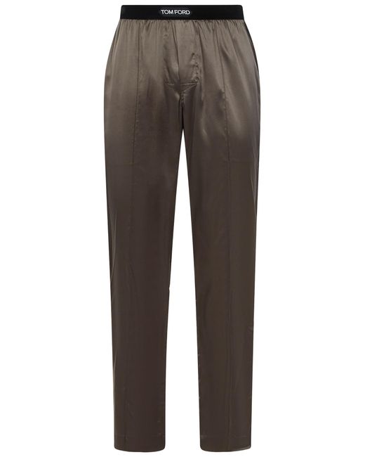 Tom Ford Velvet Trousers in Brown for 
