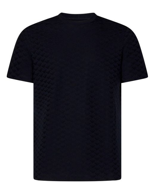 T-Shirt di Emporio Armani in Black da Uomo