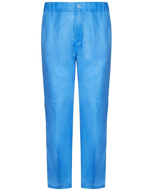 Franzese Collection Blue Lapo Elkann Trousers for men