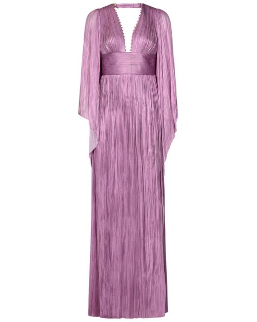 Maria Lucia Hohan Purple Harlow Long Dress
