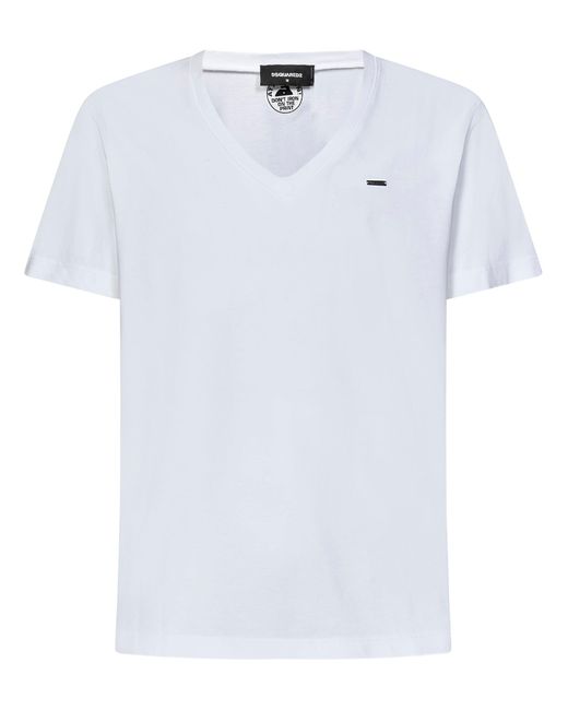 DSquared² White Cool Fit T-Shirt for men
