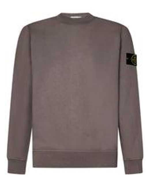 Stone Island Brown Sweatshirt for men