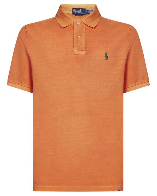 Polo Ralph Lauren Orange Polo Shirt for men