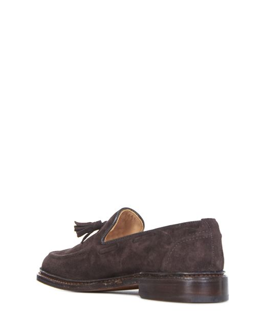 Tricker's Leather Elton Loafers in Brown for Men | Lyst