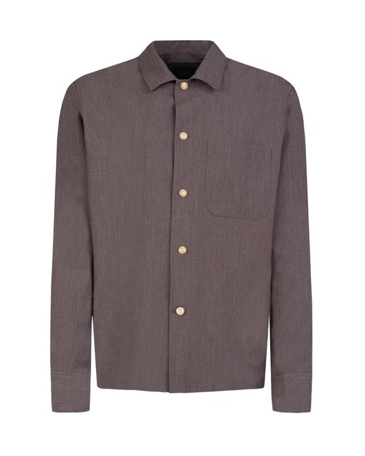 Camicia di Gazzarrini x Michele Franzese in Brown da Uomo