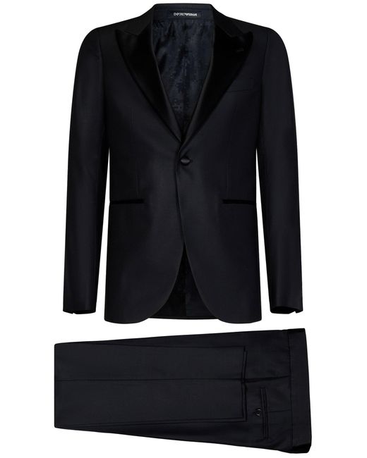 Emporio Armani Black Emporio Armani Suit for men