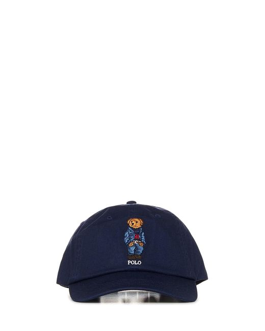 Polo Ralph Lauren Blue Polo Bear Hat for men