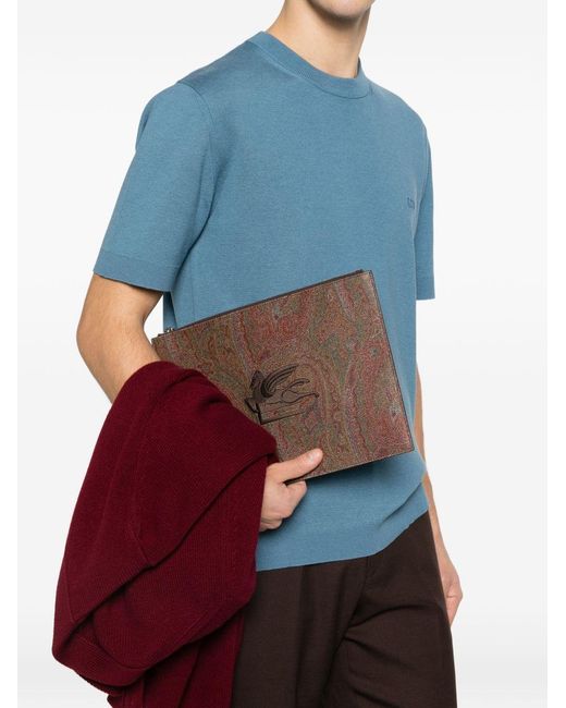 Clutch di Etro in Brown da Uomo
