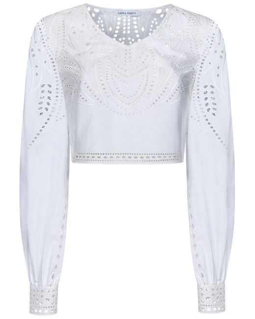 Camicia di Alberta Ferretti in White