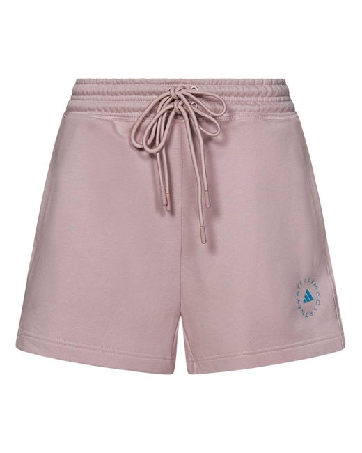 Shorts di Adidas By Stella McCartney in Pink