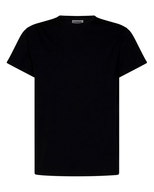 T-shirt di Jil Sander in Black da Uomo