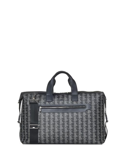 Lacoste Gray The Blend Duffel Bag for men