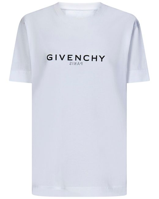 T-Shirt Reverse di Givenchy in White
