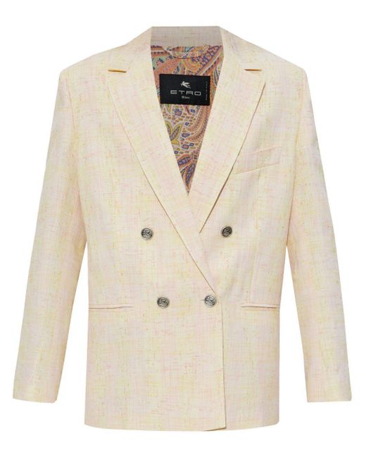 Etro Natural 'Oversize' Blazer