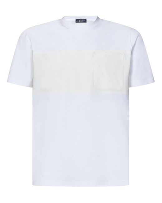 T-Shirt di Herno in White da Uomo