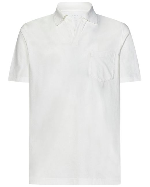 Polo T-Shirt Crew di Sease in White da Uomo