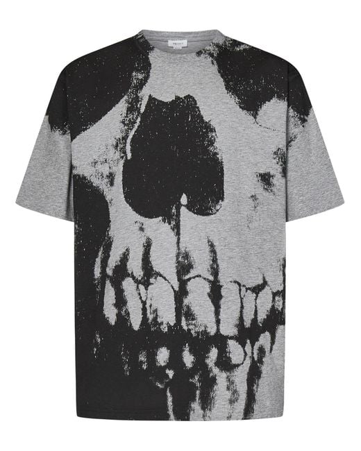 Alexander McQueen Black 'Skull' T-Shirt for men